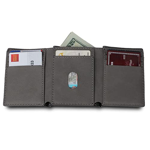 American Flag Wallet, Personalized Leather Wallet for Men, Valentines Day Gifts for Him, Personalized Wallet, Tri-Fold Wallet, Mens Wallet, Gifts for Dad, Father's Day Gifts (American Flag)3