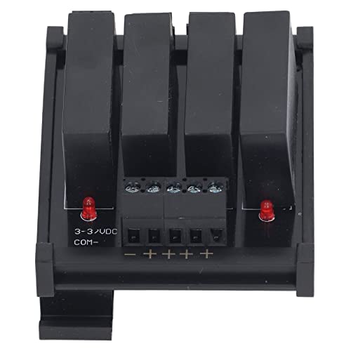 Hyuduo Módulo de Recuperación Sólida Eficiente en el Riel DIN, Diseño de 4p para Cableado Transparente, Ideal para el Control de Retransmisión de los Desviados Eléctricos, para Uso Industrial