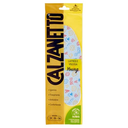 Semelle intérieure enfant Calzanetto pour l'école et le sport taille 24-36