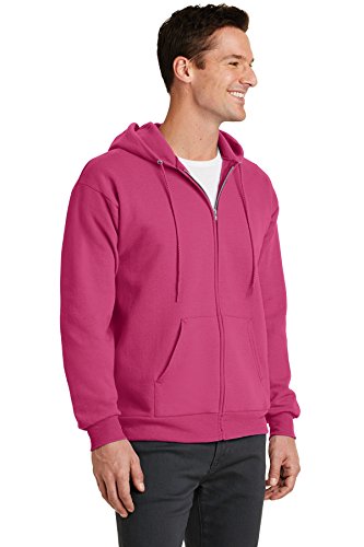 Port & Company - Core Fleece Full-Zip Hooded Sweatshirt 2XL Sangria4