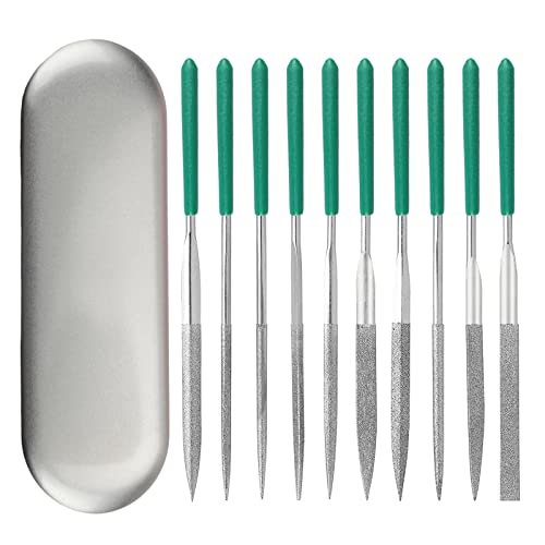 Millousong Hand File Set,Diamond Needle Files 6.3