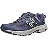 New-Balance-Womens-410-V6-Trail-Running-Shoe New Balance Women's 410 V6 Trail Running Shoe, Vintage Indigo/White Peach/White Agave, 9.5 M US