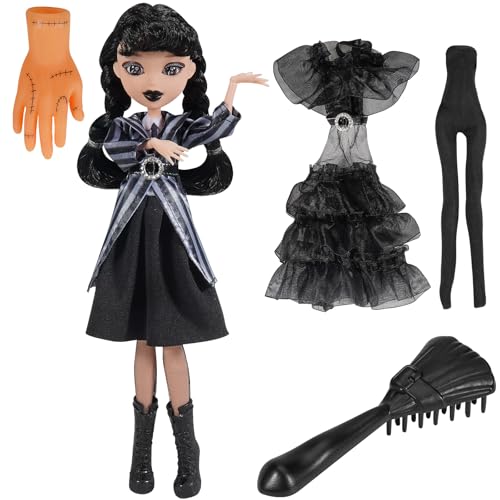 DBYWIUB 10 Fashion Dolls with Gift Box Academy Uniform with Black Dress and Thing