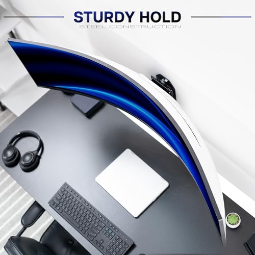 VIVO Low Profile Heavy Duty Ultrawide Monitor Wall Mount for up to 49 inch Screens, Holds 44 lbs, Max VESA 100x100, Black, Mount-VWLP1 - Image 5