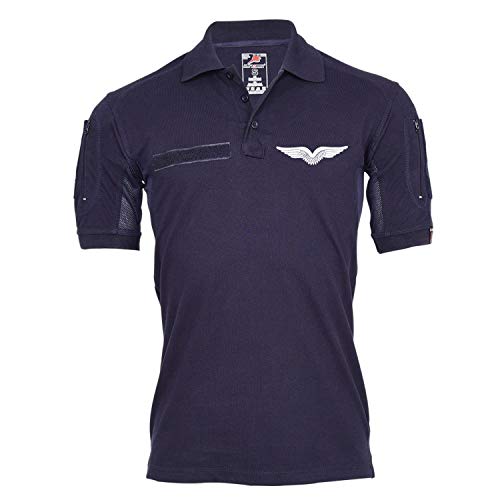 Polo aviateur bleu vêtement Copytec 25963 grande taille XXXXX-Large homme