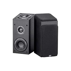 Monoprice Premium Immersive satellietluidsprekers | 7,6 cm woofer | 100 Watt ingangsvermogen | zwart | paar