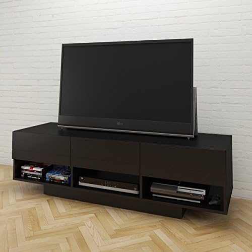 Nexera Stereo TV Stand, 60", Black
