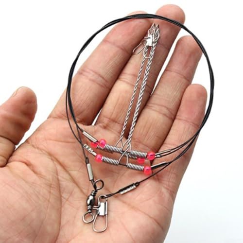 Set de 5 Líderes de Alambre para Pesca de Acero Inoxidable miniatura 5