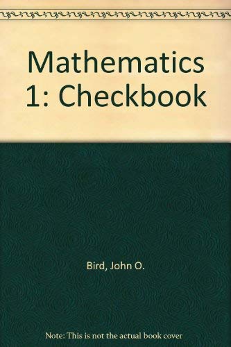 Check Book Pages Math Mathematics 1: Checkbook: Amazon.co.uk: Bird, John O., May ...