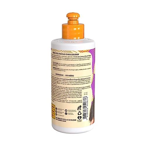 Creme para Pentear SOS Cachos Óleo de Manga Salon Line 300ml, Salon Line, Branco