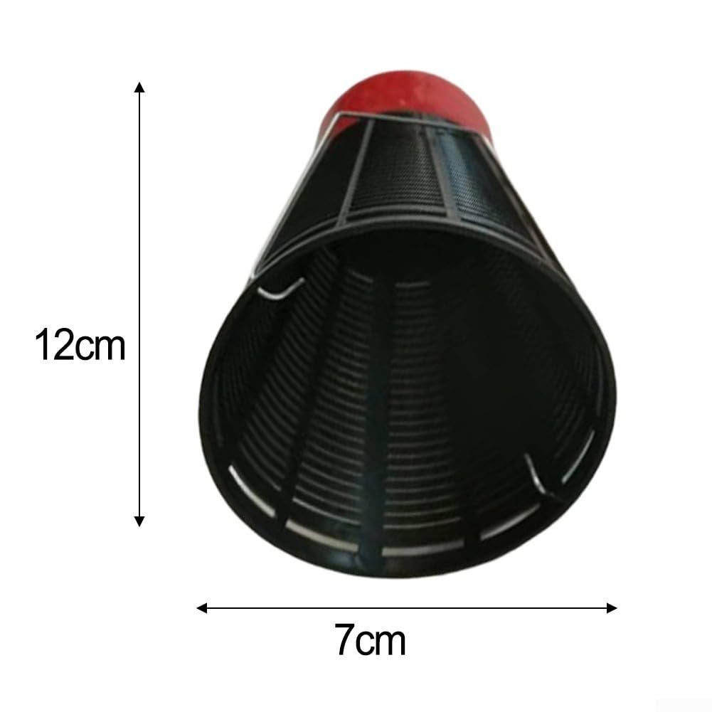 Jaula Cebo Pesca Badminton 50 para uds Flotador Jaula Cebo Pesca(black Large)