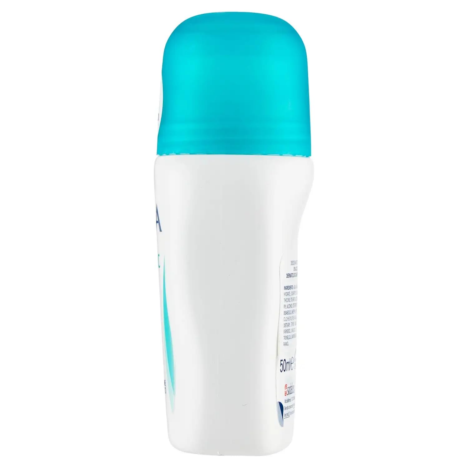 12x Lycia Deodorante Roll-On Pure Talc,Deodorant 0% Alkohol,mit Trockeneffekt-Mikroschwämmen - Deo Baumwollblumen 50ml + Beni Culinari Kostenloser Schlüsselanhänger