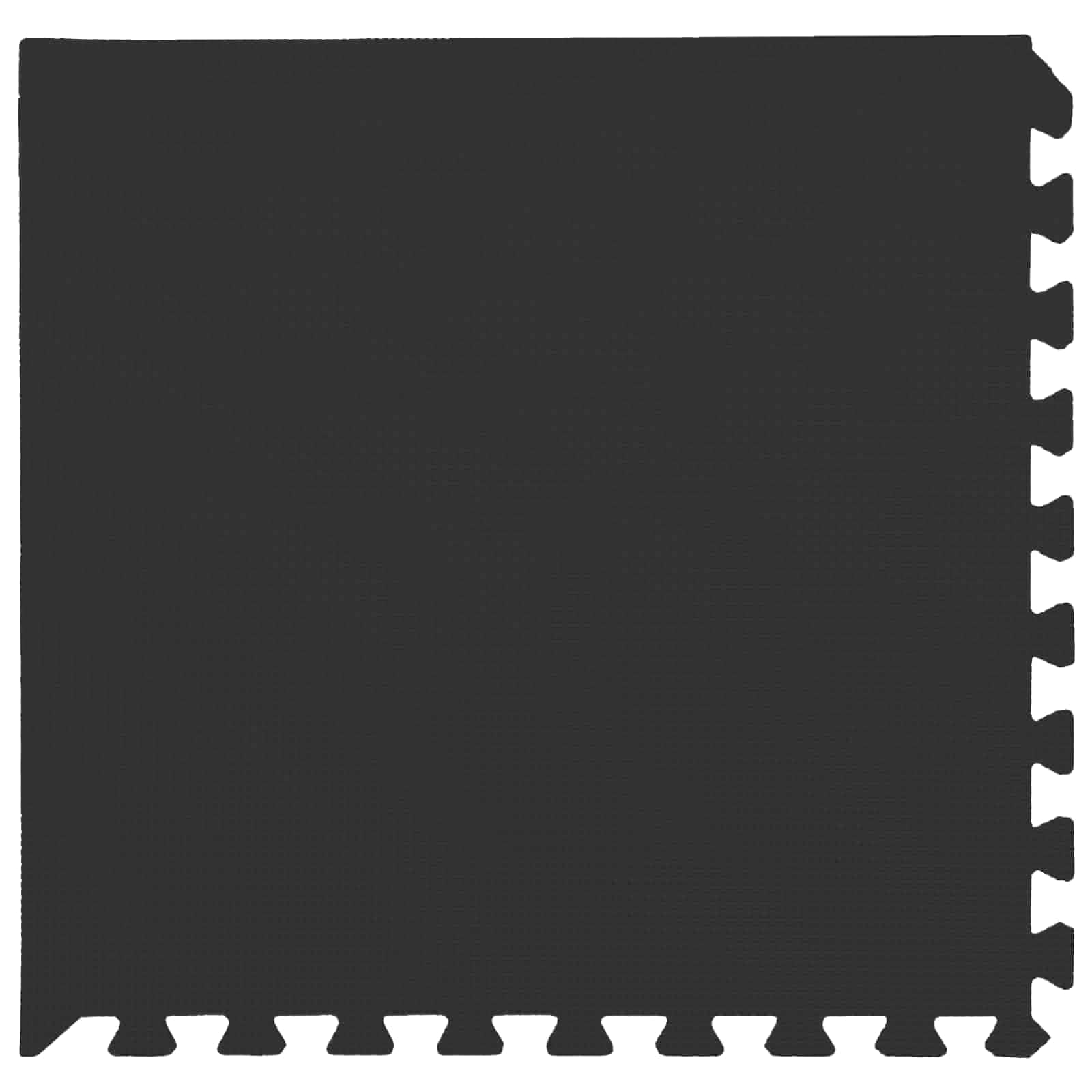 24 tappetini neri in schiuma EVA da 8,64 m², tappetino protettivo per pavimento, tappetino da allenamento con connessione puzzle, antiscivolo, attenuazione delle vibrazioni, fonoassorbente