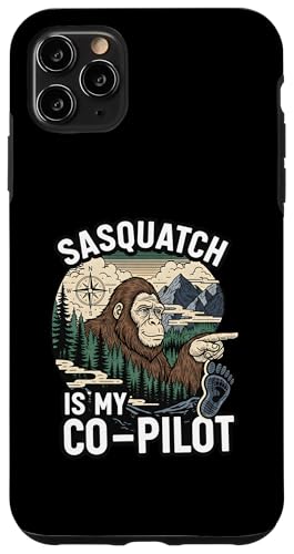 Sasquatch Co-Pilot Bigfoot Wilderness Adventure Design �X�}�z�P�[�X iPhone 11 Pro Max �p