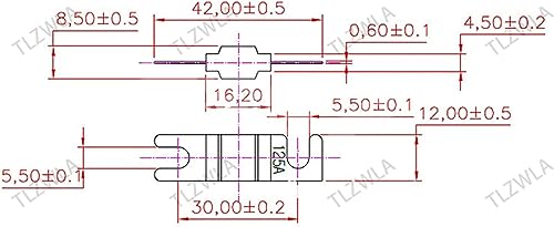 Fusible de voiture AFS 150A à contacts dorés pour limiter la résistance électrique auto - 7