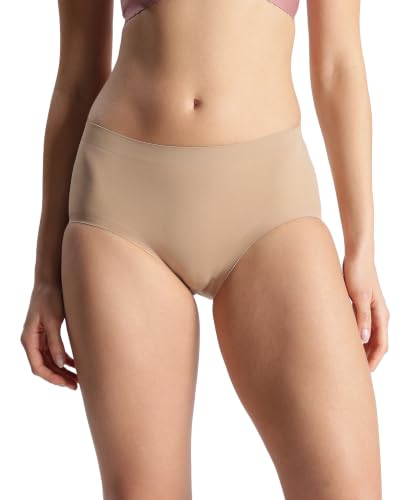 Image of Jockey 1827 Women's High Coverage Microfiber Nylon Elastane Stretch Mid Waist Hipster with No Visible Pantyline