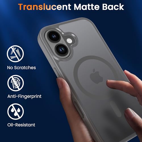 Coque iPhone 17 antichoc de qualité militaire anti-traces WRJ