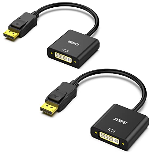 Amazon.co.jp: BENFEI 2個 DisplayPort - DVI DVI-D シングルリンク