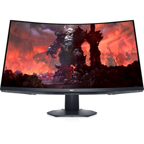 Image of DELL S3222DGM 32 2K QHD 2560 X 1440 165HZ CURVED SCREEN GAMING MONITOR