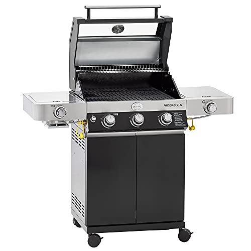 RÖSLE BBQ-Station Videro G3-S Vario+ 50mbar; schwarz; inkl. Abdeckhaube – Bild 3