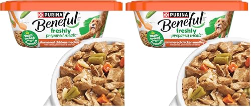Image of Beneful Purina Gravy Wet Dog Food, Prepared Meals Simmered Chicken Medley - (8) 10 oz. Tubs (Pack of 2)