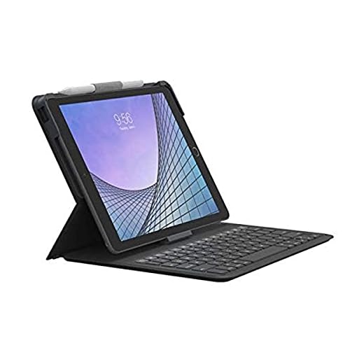 ZAGG - Messenger Folio 2 - Tablet Keyboard & Case for 10.2-inch iPad, 10.5-inch iPad/Air 3