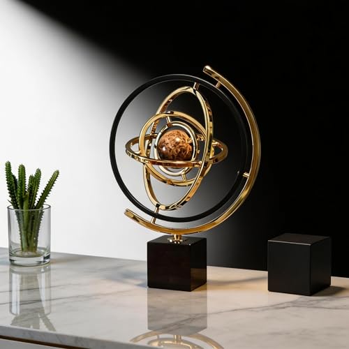 Image of Modern Sculpture Decor, Abstract art decor for Home, Desk Office, Bookshelf