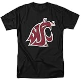 Washington State University Official Distressed Primary Unisex Adult T-Shirt, Washington State University, X-Large