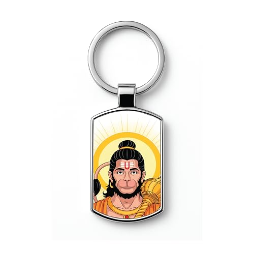 Image of Stylish Metal Keychains with Permanent Glossy Print - Inspirational Quotes & Spiritual Designs - Perfect Key chains for loved ones, Personal Use, Gifts & Return Gifts