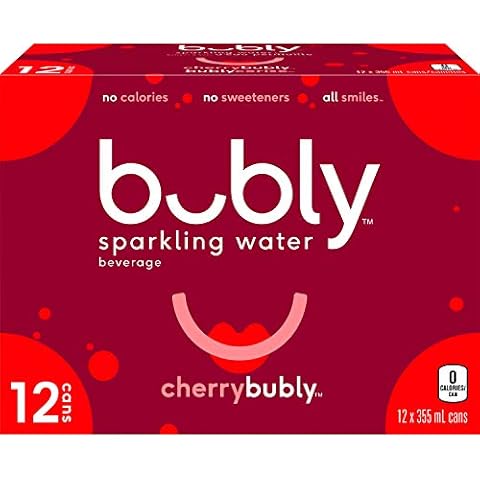 Bubly Sparkling Water Cherry 12x355ml Cover