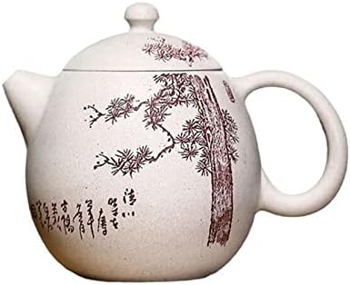 UDRJU Teapot with Infuser 220Ml Yixing Zisha Handmade Dragon Egg Teapot UDRJU Teapot with Infuser 220Ml Yixing Zisha Handmade Dragon Egg Teapot