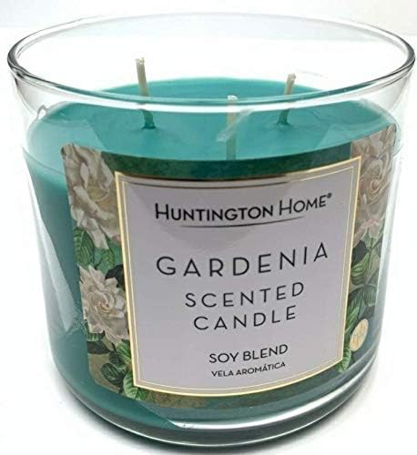 Vista 2 de Huntington Home Gardenia - Vela perfumada de mezcla de soja