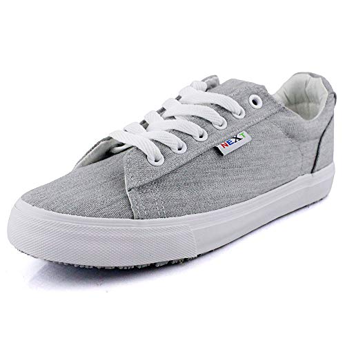 Laforst Women's Sunbrella SR Lace-Up Sneakers, Grey, 6.5