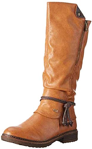 Zapatos De Mujer,RETUROM Botas De Mujer Botines Mujer Invierno OtoñO Negro Plano...