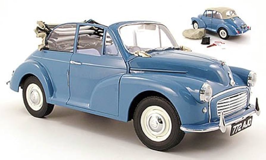 Morris Minor 1000 Tourer, blue, 1960, Model Car, Sun star 1