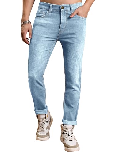 Image of Noble Monk Men Mid Rise Nobel Monk Regular Fit Denim Jeans | Jeans Pants