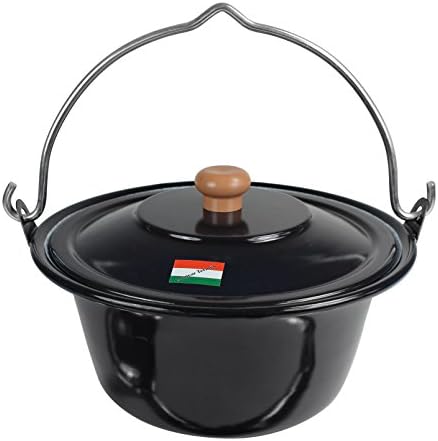 Perfect Home Ungarischer Gulaschtopf 10L - Emaillierter Bogrács Für Outdoor-Kochen