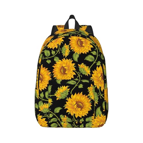 Sac à dos ordinateur 15" OdDdot en toile fleurie pour les cours et les sorties en ville