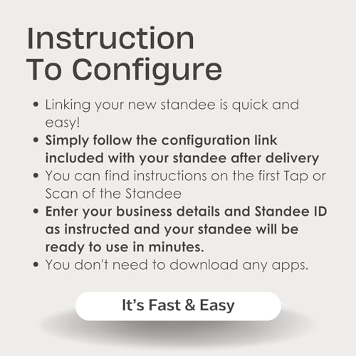 Review NFC Standee Black with NFC & QR Code by tinydabba - 9