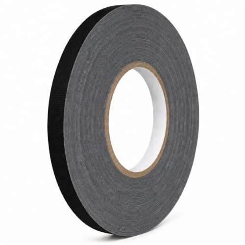 GGR Supplies CGT-80 Gaffers Stage Tape, Black, 1/2 in x 60 yd, 1-Pack