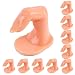 Manicure Print Tool DIY DZT1968 10 Pcs Practice Fake Finger Practice Model For Hand Manicure Nail Art Training