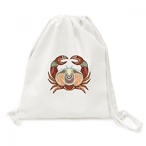 Sac cordon motif Cancer en toile : le cadeau astro personnalisé