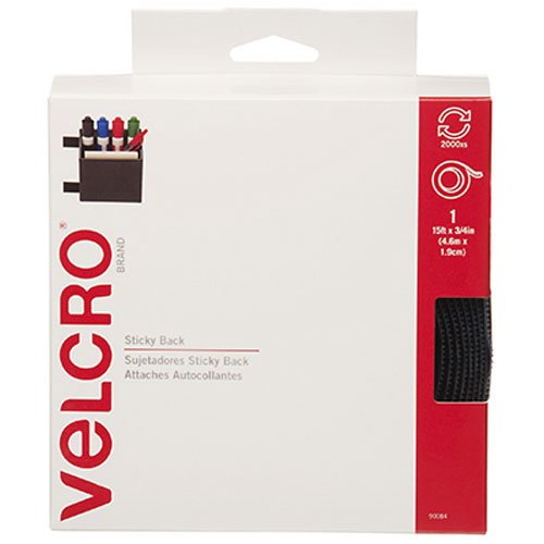 Velcro (R) Marca Fasteners 3/4 X Cinta Adhesiva de Espalda de 15, Color Azul Marino