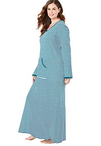 Dreams & Co. Plus Size Long Printed Sleep Shirt3