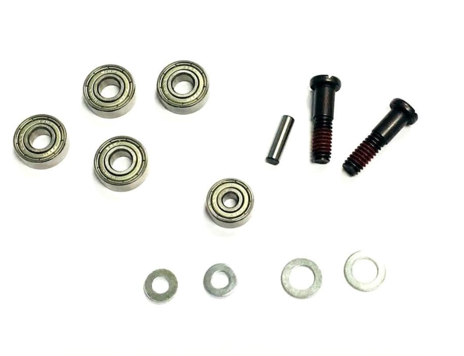 1 Set 14-46-0465 Guide Roller Kit Compatible with Milwaukee 2429-20, 2629-20, 2729-20, 6238-20 & 6242-6 Band Saws 696 Z 624Z Ball Bearings