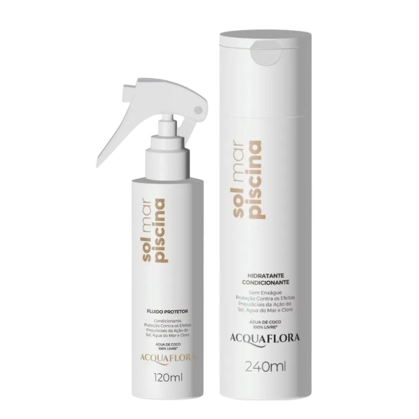 Kit Sol, Mar e Piscina Fluido + Leave-in 120ml