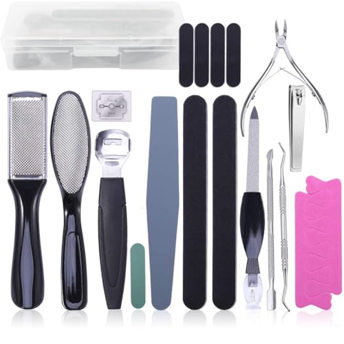 Set Pedicure Professionale Piedi Kit Tagliaunghie Podologico In - Foto 5