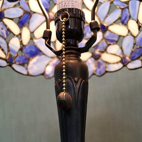 新品未使用　ステンドランプ ライト　スタンド　卓上　青 ブルー 水色 ハナハナ Amazon.co.jp : ステンドグラスランプ ハナハナ ブルー 間接照明