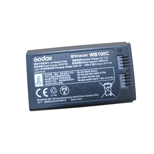 Amazon | Godox WB100C バッテリー、AD100Pro / AD100ProII / V1