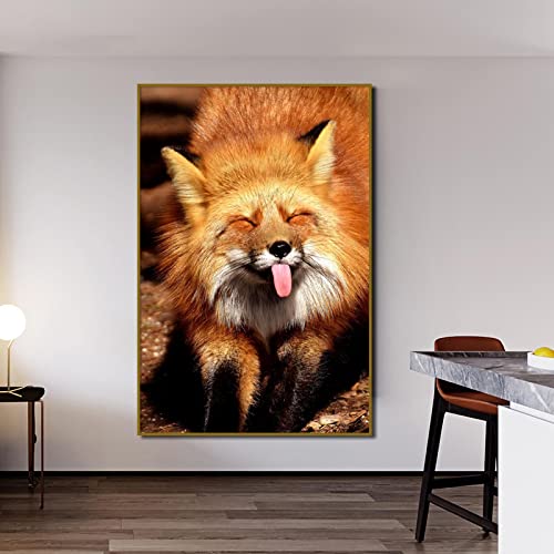 Kinderkamer Decor Foto Dier Canvas Schilderijen Muur Kunst Leuke Vos Posters en Prints Decoratie voor Thuis 60x90cm|23… - Image 4